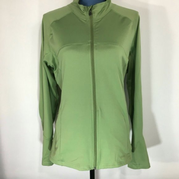 Champion Jackets & Blazers - Champion Green Zip Front Long Sleeve Jacket Sz XL